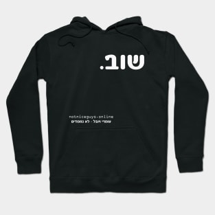 again - hebrew Hoodie